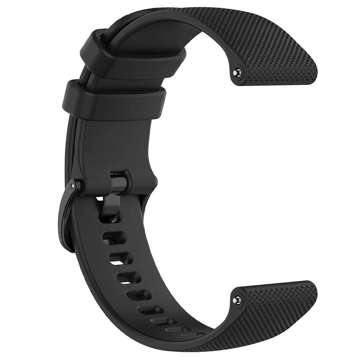 Pasek uniwersalny Alogy Strap z klamrą na smartwatch zegarek 18mm czarny