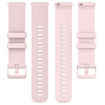 Pasek uniwersalny Alogy Strap z klamrą na smartwatch zegarek 18mm różowy