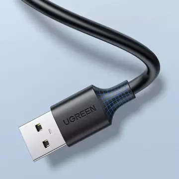 Przedłużka UGREEN adapter USB 2.0 0,5m czarny (US103)