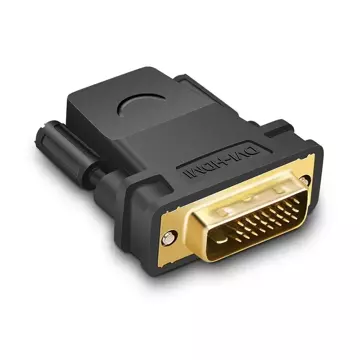 Przejściówka UGREEN  HDMI (żeński) - DVI 24+1 (męski) FHD 60 Hz czarny (20124)