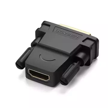 Przejściówka UGREEN  HDMI (żeński) - DVI 24+1 (męski) FHD 60 Hz czarny (20124)