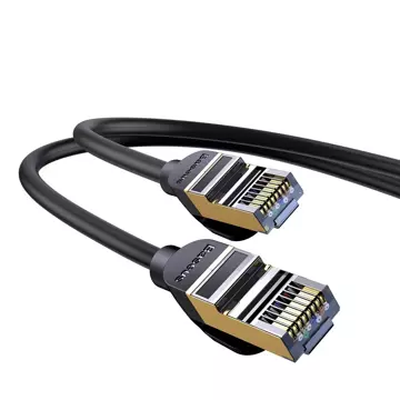 Przewód Baseus Speed Seven szybki kabel sieciowy RJ45 10Gbps 2m czarny (WKJS010301)