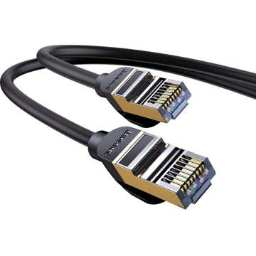 Przewód Baseus Speed Seven szybki kabel sieciowy RJ45 10Gbps 30m czarny (WKJS011001)