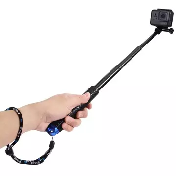 Puluz Kijek Selfie Stick do kamer sportowych PZ150 (czarny)