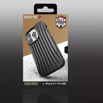 Raptic Clutch Case etui iPhone 14 Pro pokrowiec plecki czarny