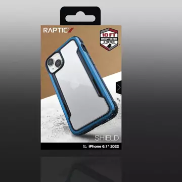 Raptic Shield Case etui iPhone 14 pancerny pokrowiec niebieski