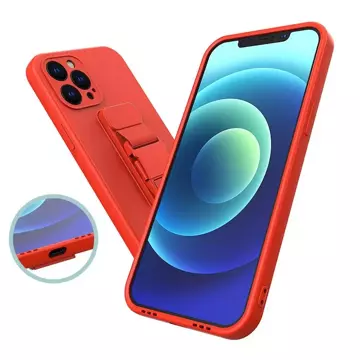 Rope case żelowe etui ze smyczą łańcuszkiem torebka smycz iPhone 11 Pro granatowy