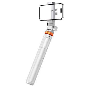 Selfie Stick Kijek Statyw Tripod Bluetooth uchwyt do telefonu zdjęć + Pilot L03S biały