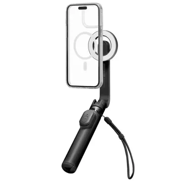 Selfie Stick Kijek Statyw Tripod Spigen S571W MagSafe Bluetooth  uchwyt do telefonu zdjęć + Pilot Czarny