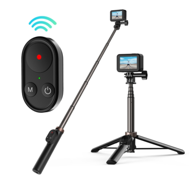 Selfie stick Telesin do kamer sportowych z pilotem BT (TE-RCSS-001)