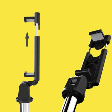 Selfie stick statyw Tripod Alogy Stand uchwyt na telefon kijek do zdjęć selfie pilot Bluetooth Czarny