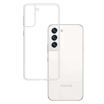 Silikonowe etui ochronne 3mk Clear Case TPU do Samsung Galaxy S22 + Szkło