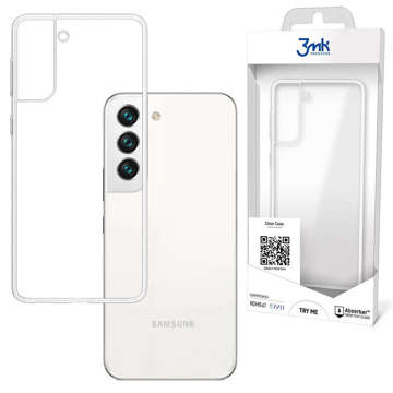 Silikonowe etui ochronne 3mk Clear Case TPU do Samsung Galaxy S22 + Szkło