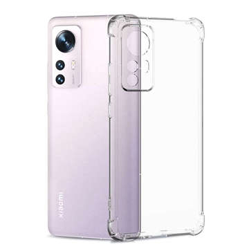 Silikonowe etui pancerne ShockProof Alogy Case do Xiaomi 12 Pro Clear