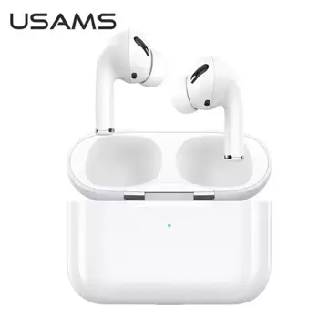 Słuchawki Bluetooth 5.0 USAMS TWS Emall Series bezprzewodowe biały/white BHUYM01 (US-YM001)