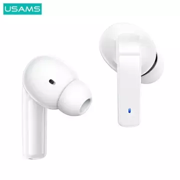 Słuchawki Bluetooth 5.0 USAMS TWS LY series ANC bezprzewodowe biały/white BHULY06