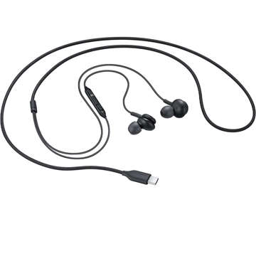 Słuchawki douszne Samsung AKG by harman EO-IC100BBEGEU USB-C Type C czarne