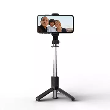 Statyw kijek Selfie Stick L02S bezprzewodowy Tripod Black