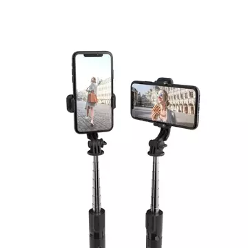 Statyw kijek Selfie Stick L02S bezprzewodowy Tripod Black