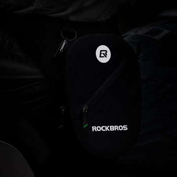 Szaszetka biodrowa nerka wodoodporna RockBros Belt Bag Waterproof AS-081 torba na biodro na akcesoria Czarna