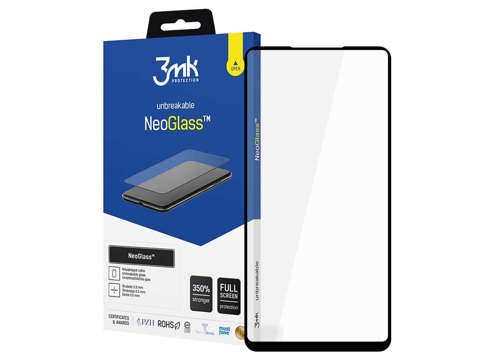 Szkło 3mk NeoGlass 8H do Samsung Galaxy A52 4G/ 5G / A52s Black