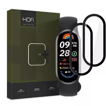 Szkło Hybrydowe Hofi Hybrid Pro+ 2-Pack do Xiaomi Smart Band 9 / 9 NFC Black