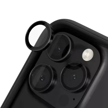 Szkło do Apple iPhone 16 Pro / 16 Pro Max osłona na aparat obiektyw 3mk Lens Protection Pro Black nakładka ochronna