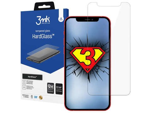 Szkło hartowane 3mk HardGlass 9H do Apple iPhone 12 Pro Max