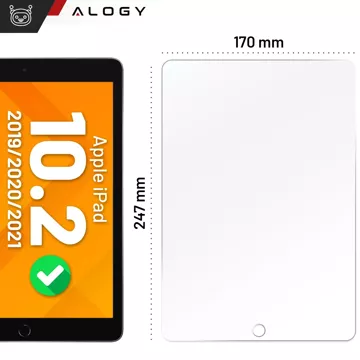 Szkło hartowane Alogy 9H do Apple iPad 10.2 2019/ 2020/ 2021 (7/8/9Gen)