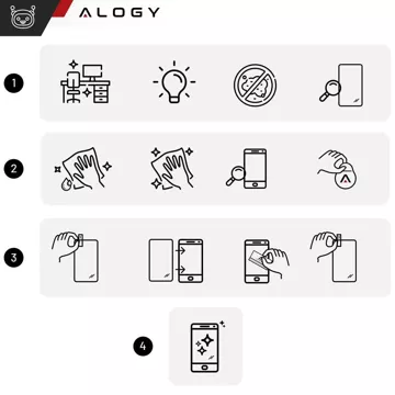 Szkło hartowane Alogy 9H na ekran do iPad Air 4 2020/ Air 5 2022/ iPad Pro 11 2018/ 2020/ 2021