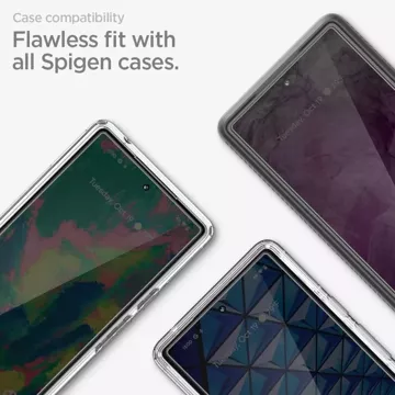 Szkło hartowane Spigen ALM Glas.TR 2-Pack do Google Pixel 8 Clear