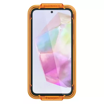 Szkło hartowane Spigen Alm Glas.tR 2-pack do Samsung Galaxy A35 5G Clear