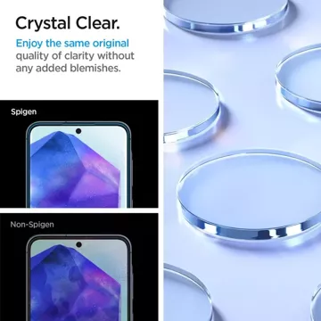 Szkło hartowane Spigen Alm Glas.tR 2-pack do Samsung Galaxy A55 5G Clear