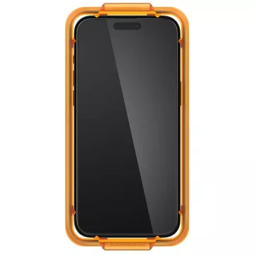 Szkło hartowane Spigen Alm Glass FC 2-pack do Apple iPhone 15 Pro Black