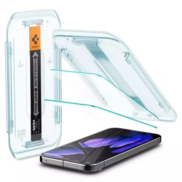 Szkło hartowane Spigen Glas.Tr ”EZ FIT” 2-Pack do Google Pixel 9 / 9 Pro Clear