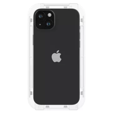 Szkło hartowane Spigen Glas.tR ”EZ Fit” FC 2-Pack do iPhone 15 / 16 Black