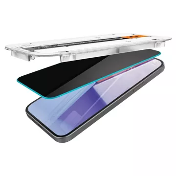 Szkło hartowane Spigen Glas.tR ”EZ Fit” do Apple iPhone 15 Pro Max Privacy