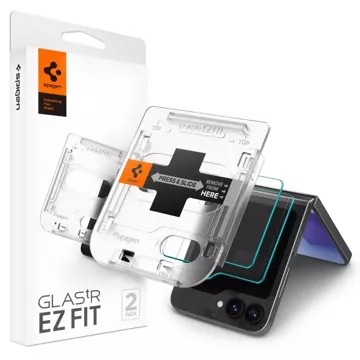 Szkło hartowane Spigen Glas.tR ”Ez Fit” 2-pack do Samsung Galaxy Z Flip 6 Clear