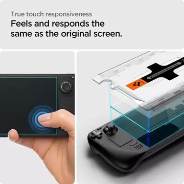 Szkło hartowane Spigen Glas.tr ”EZ Fit” do Steam Deck Clear
