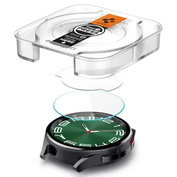 Szkło hartowane Spigen Glas.tr ”Ez-Fit” 2-Pack do Samsung Galaxy Watch 6 Classic (47 mm) Clear