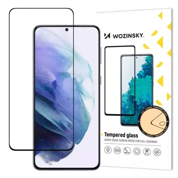 Szkło hartowane Wozinsky Full Glue Tempered Glass do Samsung Galaxy S23+ Plus 9H na cały ekran z czarną ramką