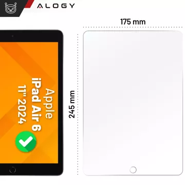 Szkło hartowane do Apple iPad Air 6 - 11" 2024 Alogy Screen Protector Pro+ 9H 