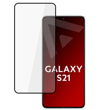 Szkło hartowane do etui Alogy Full Glue case friendly do Samsung Galaxy S21 Czarne