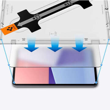 Szkło hartowane do iPad Pro 11" M4 5gen 2024 Spigen Glas.TR "EZ FIT" Clear z ramką do montażu [1szt.]