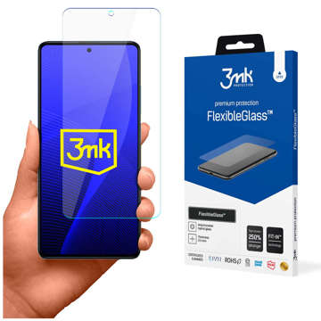 Szkło hybrydowe 3mk Flexible Glass 7H na ekran do Redmi Note 12 Pro/ Pro+ Plus 5G/ Poco X5 Pro 5G