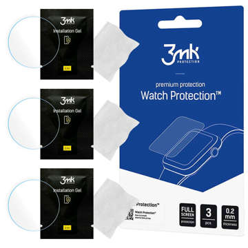 Szkło hybrydowe 3x do Samsung Galaxy Watch 6 Classic 43mm 3mk Watch Protection na ekran