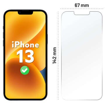 Szkło hybrydowe do Apple iPhone 13 na ekran Alogy Flexi Glass 9H Case Friendly płaskie na ekran