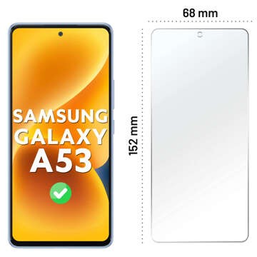 Szkło hybrydowe do Samsung Galaxy A53 5G na ekran Alogy Flexi Glass 9H Case Friendly płaskie na ekran