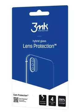 Szkło hybrydowe na obiektyw aparatu 3MK Lens Protect Xiaomi 12T/12T Pro [4 PACK]