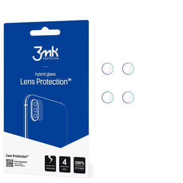 Szkło x4 na kamerę obiektyw 3mk Lens Protection do Apple iPhone 13 Pro